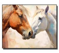 pintar por numeros para adultos Dépendants les uns des autres pour survivre Kits de regalo de pintura al óleo digital de bricolaje arte de lienzo decoración del hogar -16 * 20 pulgadas Sin marco