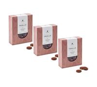 Pintaudi | Pâte sablée au chocolat et fleur de sel | Biscuits au Chocolat Grand Cru | Biscuits sablés en sachet à la fleur de sel - 3 x 160 Gr | 3 Coffrets Sablés Chocolat Sucré-Salé