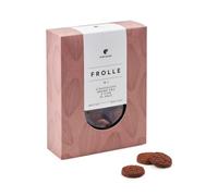 Pintaudi | Pâte sablée au chocolat et fleur de sel | Biscuits au Chocolat Grand Cru | Biscuits sablés en sachet à la fleur de sel - 160 Gr | Sablés au Chocolat Sucré-Salé
