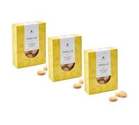 Pintaudi | Sablé Amande & Citron | Biscuits Siciliens Aux Amandes | Biscuits Sablés au Citron en Sachet - 3 x 160 Gr | 3 Caisses de Frolle Goût Frais et Méditerranéen