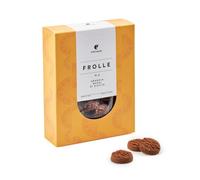 Pintaudi | Sablés Orange Navel | Biscuits Orange et Cacao | Biscuits Sablés en Sachet au Cacao & Orange de Sicile - 160 Gr | Pâte sablée aux fruits
