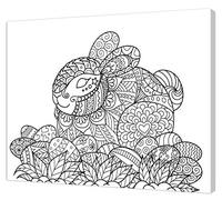 Pintcolor Cadre avec toile imprimée à colorier 50 x 40 x 3.5 cm 10573
