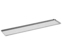 Pinti 3391260 Plateau en acier inoxydable Bartender rectangulaire 60 x 20 fabriqué en italie