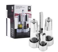 Pinti BRA BELLA Service de table 4 pièces Distributeur de vinaigre et d'huile, salière et poivrière
