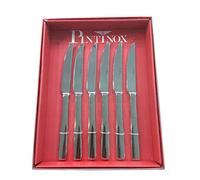 Pinti Design Millenium Lot de 6 couteaux à steak en acier inoxydable forgé