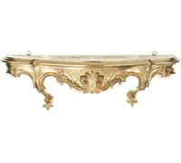 Pintici Étagère murale, console de miroir, console murale (dorée)