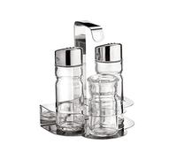 Pintinox Prima Collection Set sel, poivre et cure-dents, 3 pièces, acier inoxydable, sans nickel