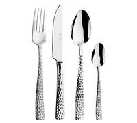 Pintinox, Set de 48 couverts Palace Martellé, Acier inoxydable, Made in Italy, 12 personnes