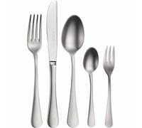 PINTINOX Stresa Ménagère de table 30 pièces en acier inoxydable de qualité supérieure, classique et simple, pour 6 personnes (mat)