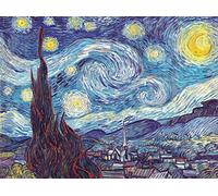 Pintoo Casse-tête de 1200 pièces pour adultes - Vincent Van Gogh - La nuit étoilée, juin 1889 - Beau puzzle en plastique pour décoration d'intérieur zéro poussière, rangement facile [H2147]