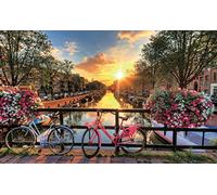 Pintoo - H1770 - Beautiful Sunrise over Amsterdam - 1000 Piece Plastic Puzzle by Pintoo