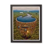 Pintoo Jacek Yerka - Puzzle 2000 pièces pour adultes - Bibliodame Beau puzzle en plastique pour décoration intérieure zéro poussière stockage facile [H1640]