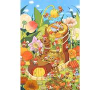 Pintoo Memeko - Puzzle 600 pièces pour adultes - Studio de bottes - Beau puzzle en plastique pour décoration d'intérieur zéro poussière, rangement facile [H3590]