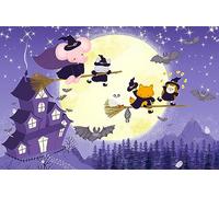 Pintoo Puzzle 600 pièces pour adultes - Mandie - Moon Night Beau puzzle en plastique pour décoration intérieure zéro poussière stockage facile [H2344]