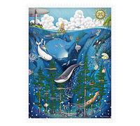 Pintoo - Puzzle en plastique de qualité supérieure Under The Sea par Smart - 1200 pièces.