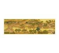 Pintoo Puzzle panoramique de 5600 pièces pour adultes - Panorama - Intelligent - Ours le long de la rivière pendant le festival de Qingming - Beau puzzle en plastique pour décoration d'intérieur zéro