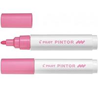 Pintor Lot De 6 Marqueurs Peinture Pointe Moyenne 4,5 Mm Rose