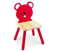 Pintoy P99241 Chaise En Bois Souris Rouge