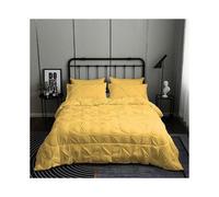 Pintuck Pinch Pleat Design Comforter Set Full Size, Down Alternative Microfiber Duvet Sets (1 Comforter + 2 Pillow Shams) Best Modern Bedding for Wome