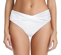 PINTUTU Bas de Maillot de Bain Menstruel pour Femme et Adolescente - Anti Fuite, Anti Odeur, Tissu imperméable et Respirant. Flux léger à modéré - Eva Maillot menstruel