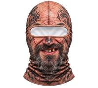PINTUTU Réaliste Masque intégral avec impression 3D - Respirant, léger et confortable, idéal pour le cosplay, les fêtes, Halloween, le carnaval et les événements amusants