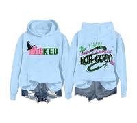 PINTUTU Sweat à Capuche de Noël Femme avec Imprimé I Have Been Changed for Good, Rose, Stylé et Confortable pour Fêtes de Noël, Sorties Informelles et Célébrations de Vacances