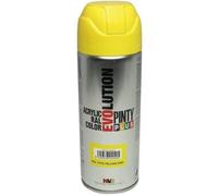 PINTYPLUS Aérosol de peinture EVOLUTION 520cc RAL 1018 Yellow Zinc