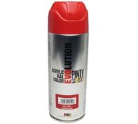 PINTY - Bombe peinture 400ml rouge RAL 3001 brillant.
