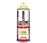 PINTYPLUS Aérosol de peinture EVOLUTION 520cc RAL 1018 Yellow Zinc