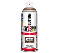 PINTYPLUS Aérosol de peinture EVOLUTION 520cc RAL 8011 Matt Nut Brown