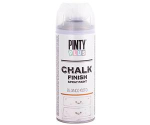PintyPlus Bombe de peinture à la craie 400 ml, couleurs assorties et tailles (1 canette, blanc cassé)