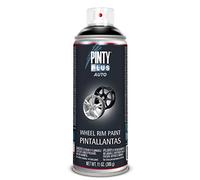 PINTYPLUS - Tech - Wheel Rim Silver Paint - 400ml - 736 - Black
