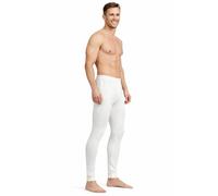 Pinuccio Venegoni Lot de 2 culottes en laine et coton pour homme, fabriquées en Italie, mutandons pour homme et femme, avec poignet, pantalon pour homme, blanc, Blanc, XL