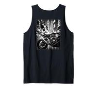 Pinup Girl T-Shirt pour Homme Sexy avec imprimé Dos Moto Débardeur