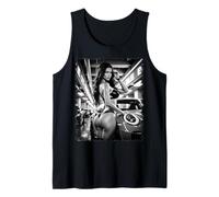 Pinup Girls & Exotic Cars Tee - Sexy Bikini Girl & Car B & W Débardeur