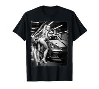 Pinup Girls & Exotic Cars Tee Sexy Blonde Girl & Exotic Car T-Shirt