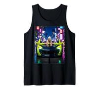 Pinup Girls & Exotic Cars Tee Sexy Blonde on Exotic Car Débardeur