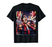 Pinup Girls & Exotic Cars Tee Sexy Brunette & Exotic Car T-Shirt