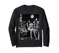 Pinup Girls & Exotic Cars Tee Sexy JDM Girl & JDM Car B & W Manche Longue