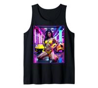 Pinup Girls & Exotic Cars Tee Sexy Latina Girl & Exotic Car Débardeur