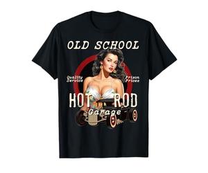 Pinup Old School Hot Rod Rockabilly Garage Retro Sally T-Shirt