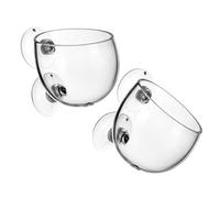 PINVNBY Lot de 2 pots de fleurs avec 2 ventouses pour aquarium