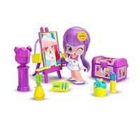 PINY INSTITUTE OF NEW YORK Pinypon - by PINY, Classe Art, playset Scénario Beaux-Arts et Accessoires tels Que la Série, 1 Figure de Lilith, pour Les garçons et Les Filles Depuis 4 Ans, Célèbre