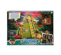 Pinypon Action - Pièges dans la Pyramide, Joues d'action avec Puzzles, pièges, trésor et Accessoires, Figurine d'explorateur et Figurine d'araignée incluses, pour enfans à partir de 4 Ans