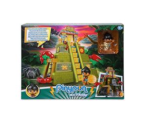 Pinypon Action - Pièges dans la Pyramide, Joues d'action avec Puzzles, pièges, trésor et Accessoires, Figurine d'explorateur et Figurine d'araignée incluses, pour enfans à partir de 4 Ans