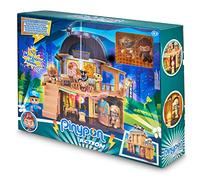 Pinypon - Cambriolage au Musée, Pack de Jeu de Police, Monstres et d'aventures, Contient des lumières et Sons divertissants, 2 Figurines Momie et Voleur incluses, pour Enfants à partir de 3 Ans