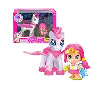 Pinypon - Étoile et Licorne volantes, Couleurs/modèles assortis, 32 petits accessoires (Famosa 700014082)