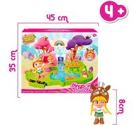 Pinypon - forêt magique, forêt avec surprises magiques, accessoires inclus 3+