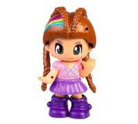 Pinypon,Iris Surprise,Container du Personnage Principal la chaîne Pinypon,dans Une Grande boîte Pliable avec des Compartiments des Accessoires Surprises et Une Mini-Figure. Multicolore Taille Unique
