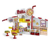 Pinypon - La Pizzeria, scénario de Jeu, avec 1 Figurine pour Garçons et Filles de 4 à 8 Ans (Famosa 700014755) Multicolores Taille Unique